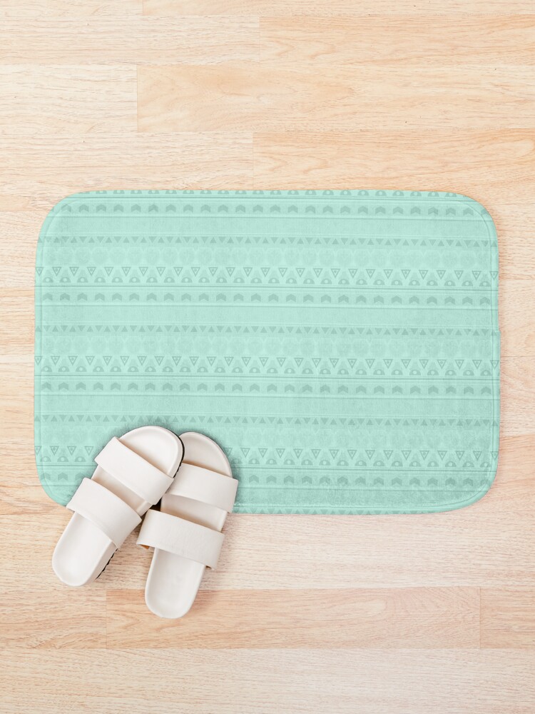 Alternate view of Mint ornament Bath Mat