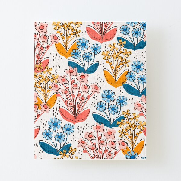 Toile Wild Flower Canvas Mounted Print