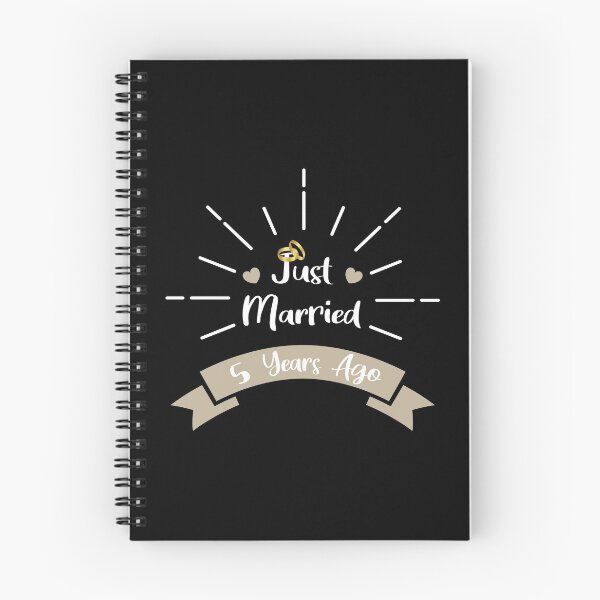 Item preview, Funny 5th Anniversary Just Married 5 Years Ago Marriage design designed and sold by Grabitees.