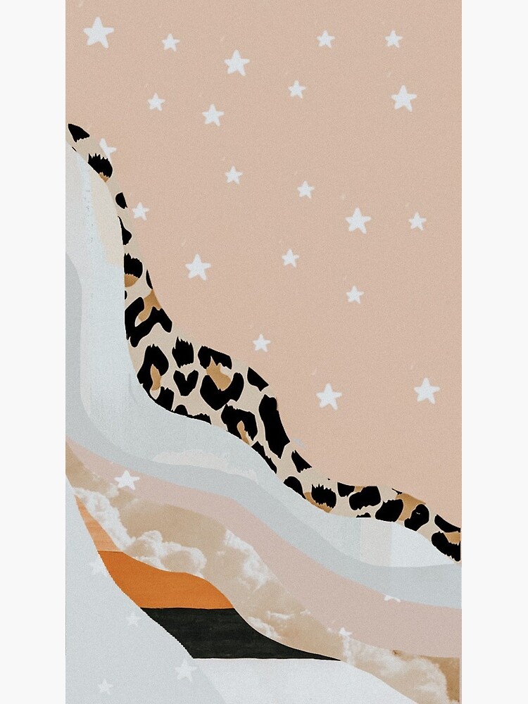 VSCO Aesthetic Stars and Leopard Print Design Greeting Card for Sale by  charlottetsui