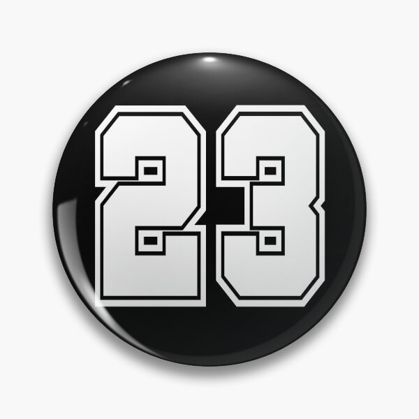 Item preview, 23 shirt number college style football soccer number designed and sold by GeogDesigns.