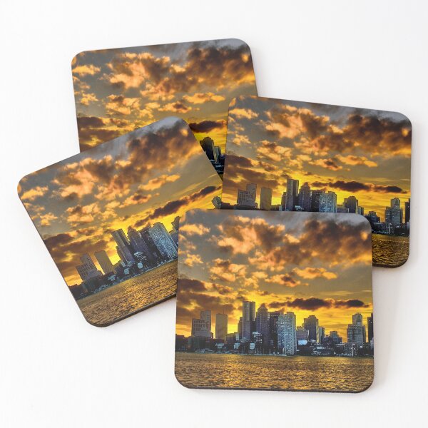 Item preview, Sunset over Boston Harbor designed and sold by LudaNayvelt.