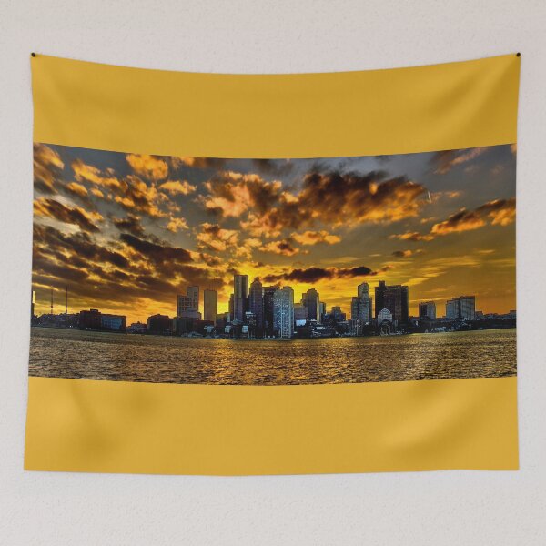 Item preview, Sunset over Boston Harbor designed and sold by LudaNayvelt.