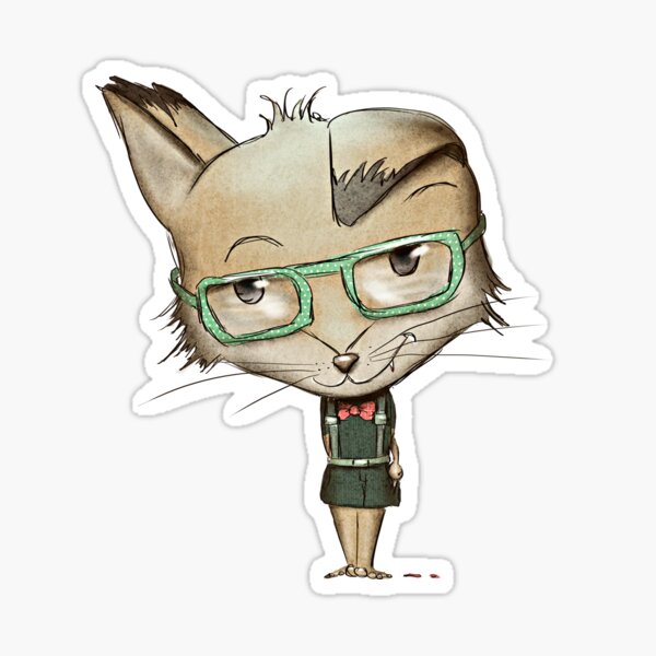 Innocent Fox? Sticker