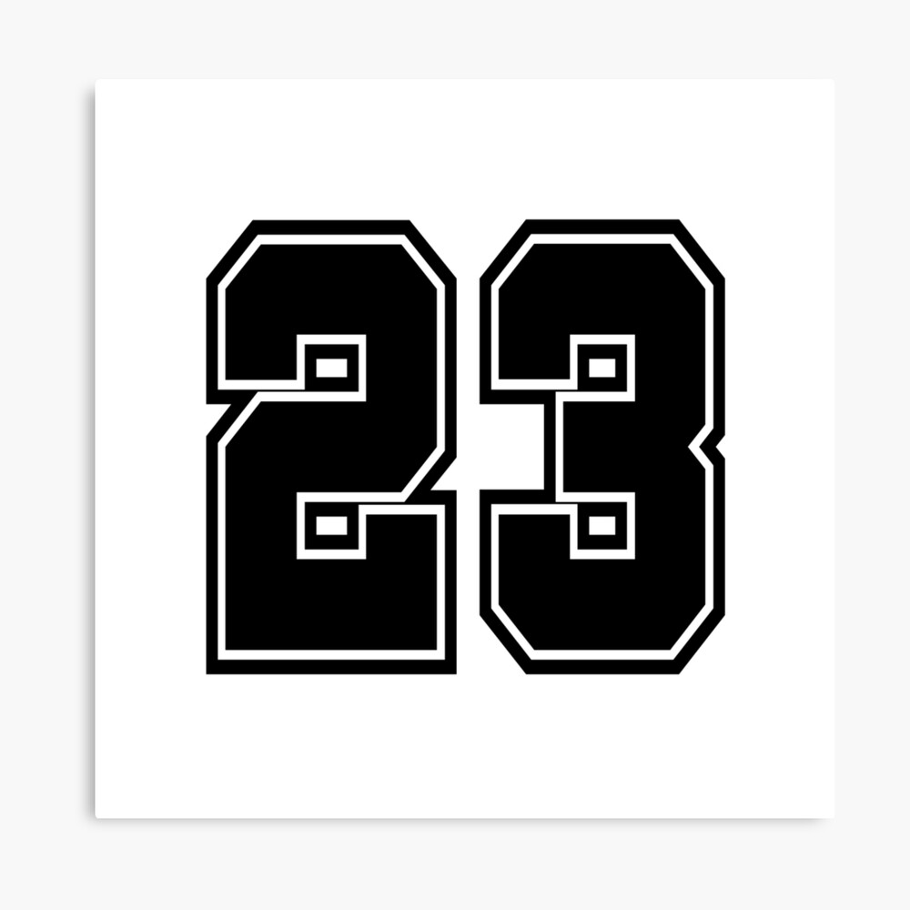 24 number number football Photographic Print by GeogDesigns