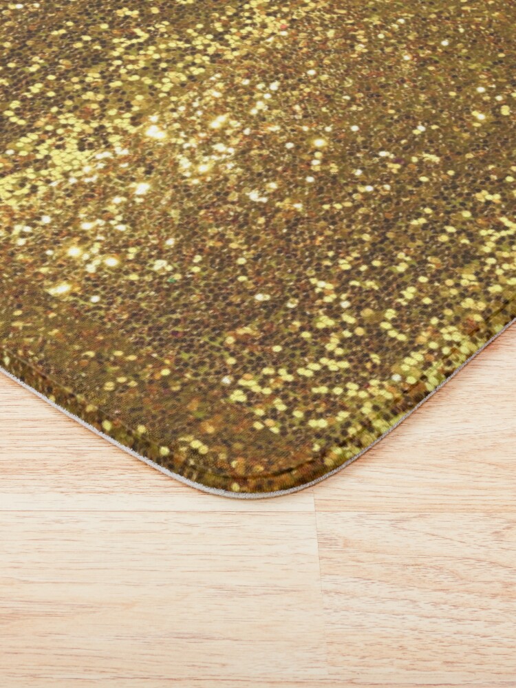Alternate view of Gold Glitter Bath Mat
