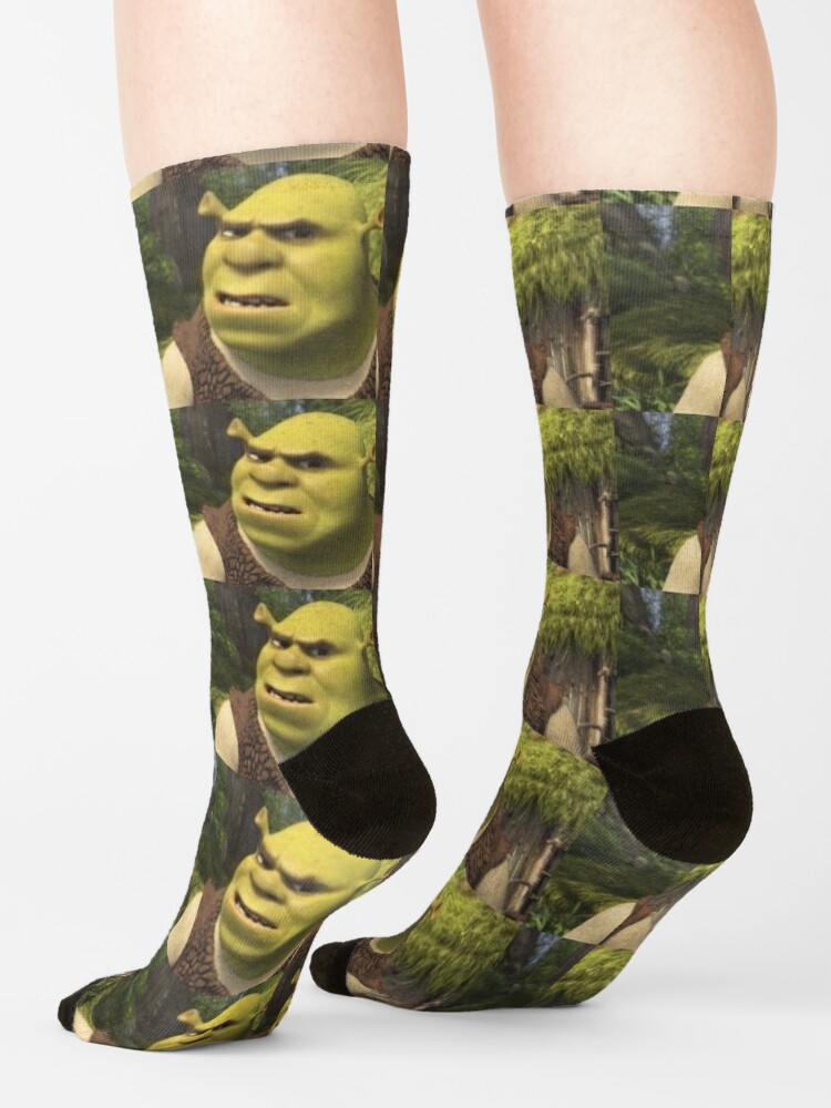 Shrek Meme Crew Socks