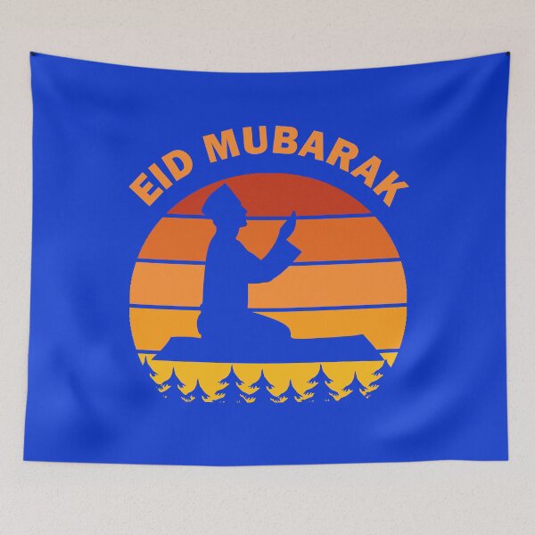 Item preview, Eid Mubarak Happy Eid al-Fitr al-Adha Ramadan Kareem Man Pray Dawn Dusk Gift designed and sold by Best Arts.