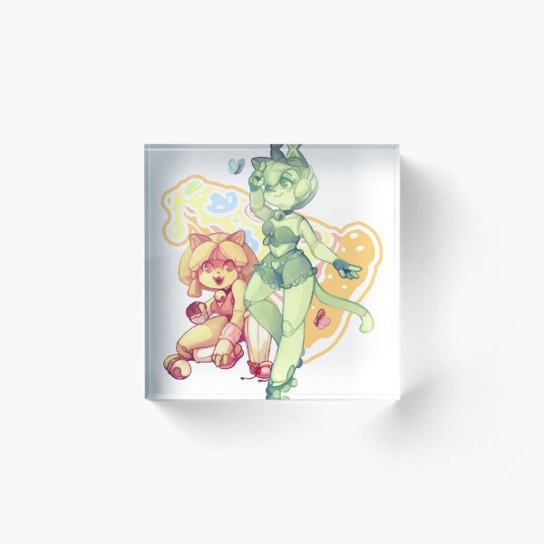80's Rollerderby Delivery Cats Acrylic Block