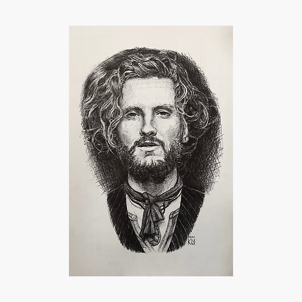 Item preview, John Butler Biro portrait by Kevin McNulty designed and sold by 7th-Circle.