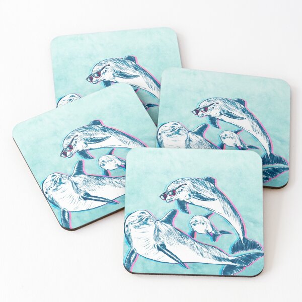 Item preview, Rocking Dolphins designed and sold by NihatgokceNart.