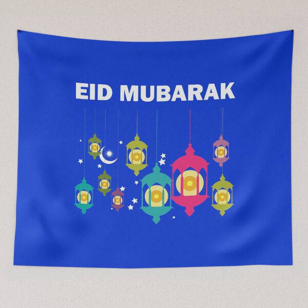 Item preview, Eid Mubarak Happy Eid al-Fitr al-Adha Ramadan Kareem Colourful Lantern Fanous Gift designed and sold by Best Arts.