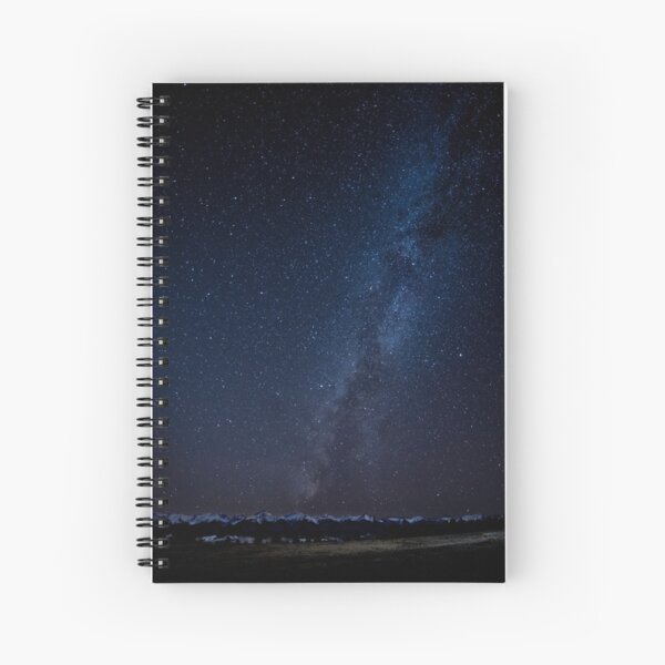 the milky way Spiral Notebook