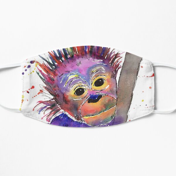 Flinty the Baby Orangutan Flat Mask