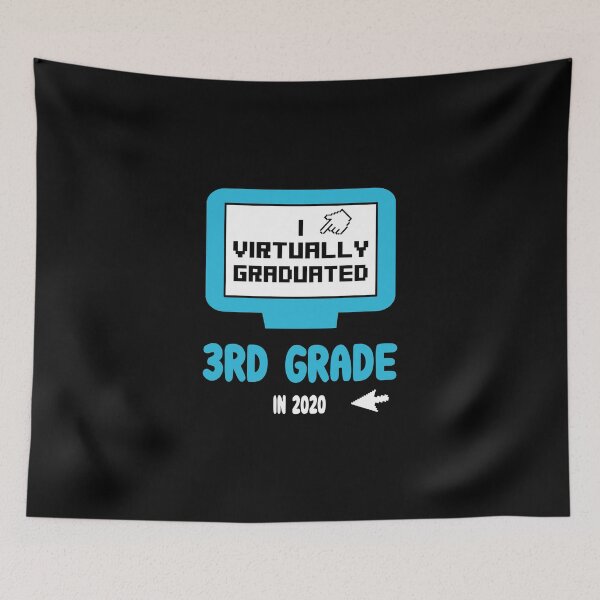 Item preview, I Virtually Graduated Third 3rd Grade in 2020 Quarantine Funny Gift Idea kids, toddlers teens designed and sold by clothesy7.