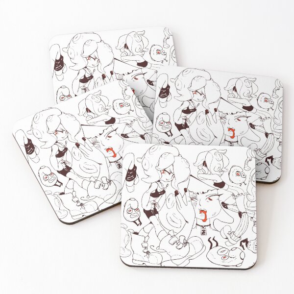 Urban Octopi Girls Coasters (Set of 4)
