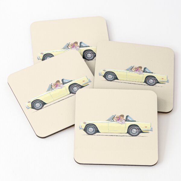 Item preview, Jasmine Yellow color Triumph TR250 – with optional Surrey Top designed and sold by Bigs66.