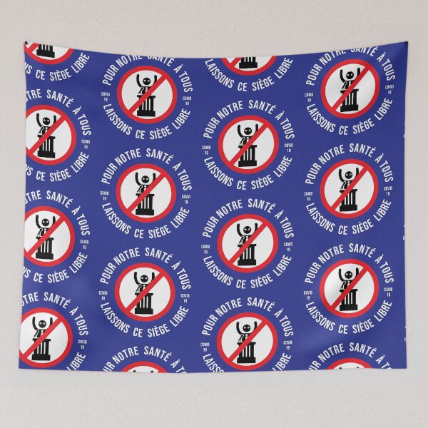 Item preview, parody ratp metro covid paris free seat designed and sold by Catcrea.