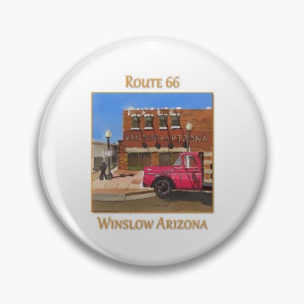 Item preview, Corner in Winslow Arizona, Route 66, Eagles song Take it Easy - WelshDesigns designed and sold by welshdesigns.