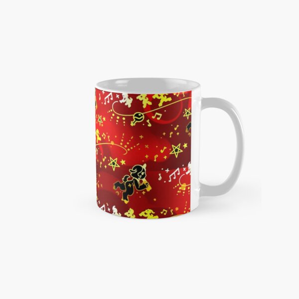 Gold Red Satyr Pattern Classic Mug