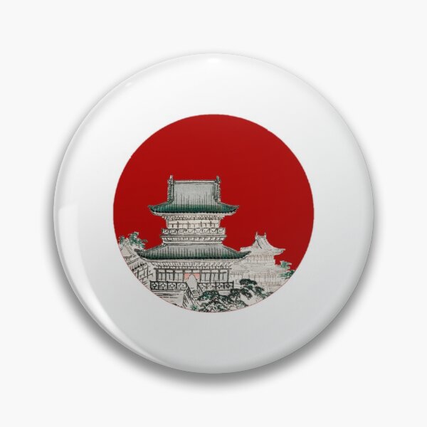 Item preview, Japanese Flag - Japanese Architecture designed and sold by weavernap.