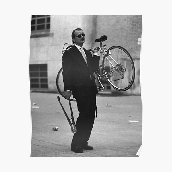 Bill Murray Bike Poster
