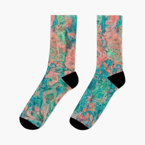 Item preview, Blue Pink Abstract Pattern  designed and sold by MyTribePatterns.