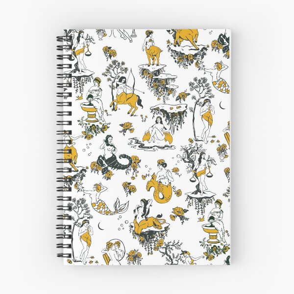 Item preview, Zodiac & Astrology Inspired Toile Pattern designed and sold by The Whiskey Ginger Design Shop.