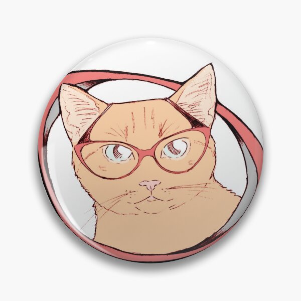Item preview, Millicent the cat in cat eye glasses designed and sold by RekaFodor.
