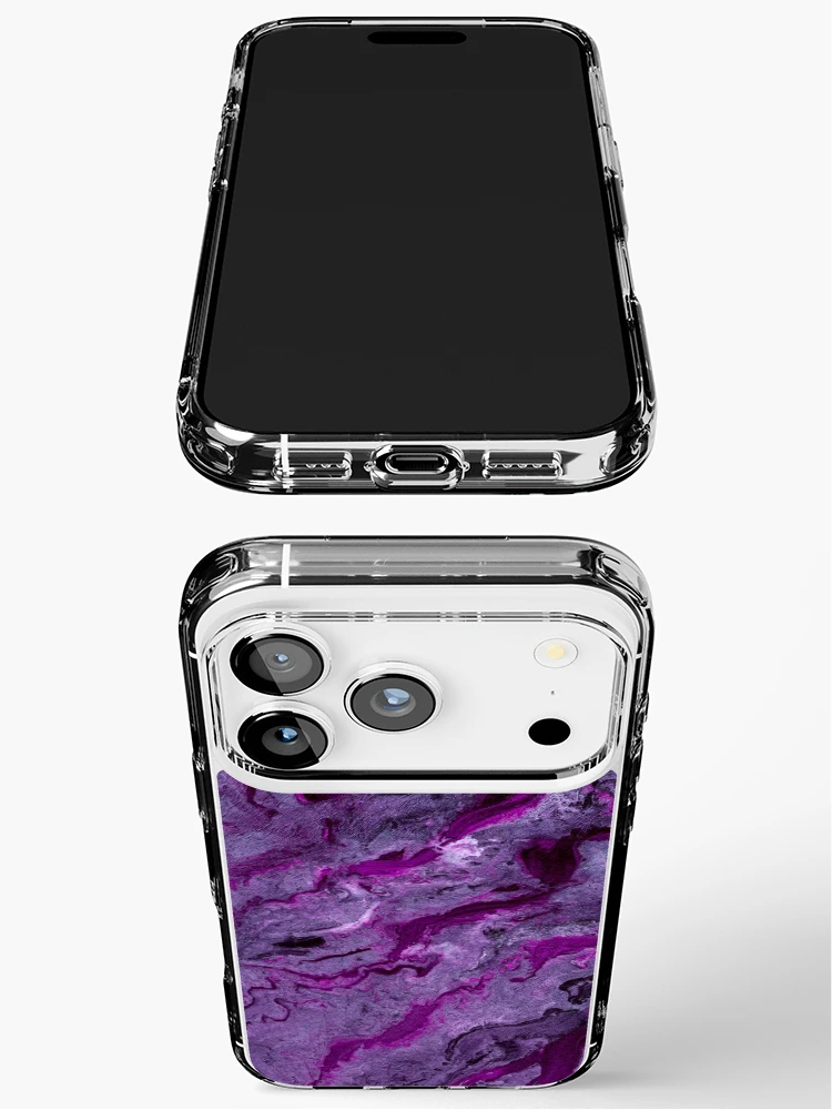 Thumbnail 3 of 5, iPhone Case, Purple Abstract Pattern designed and sold by MyTribePatterns.
