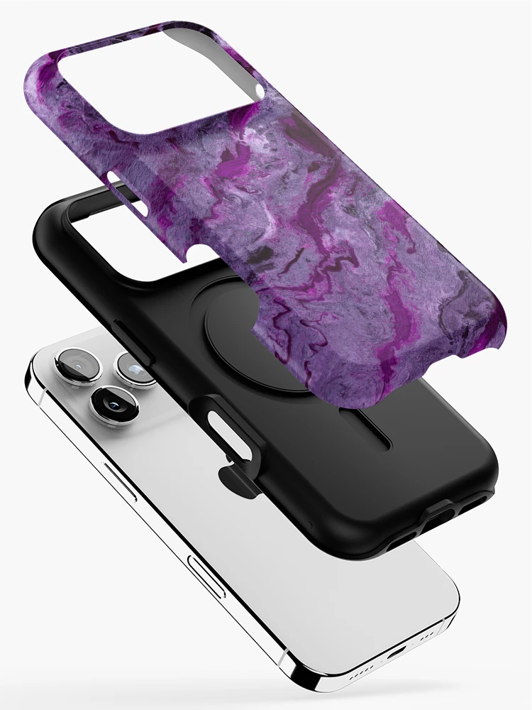 Thumbnail 2 of 4, iPhone Case, Purple Abstract Pattern  designed and sold by MyTribePatterns.