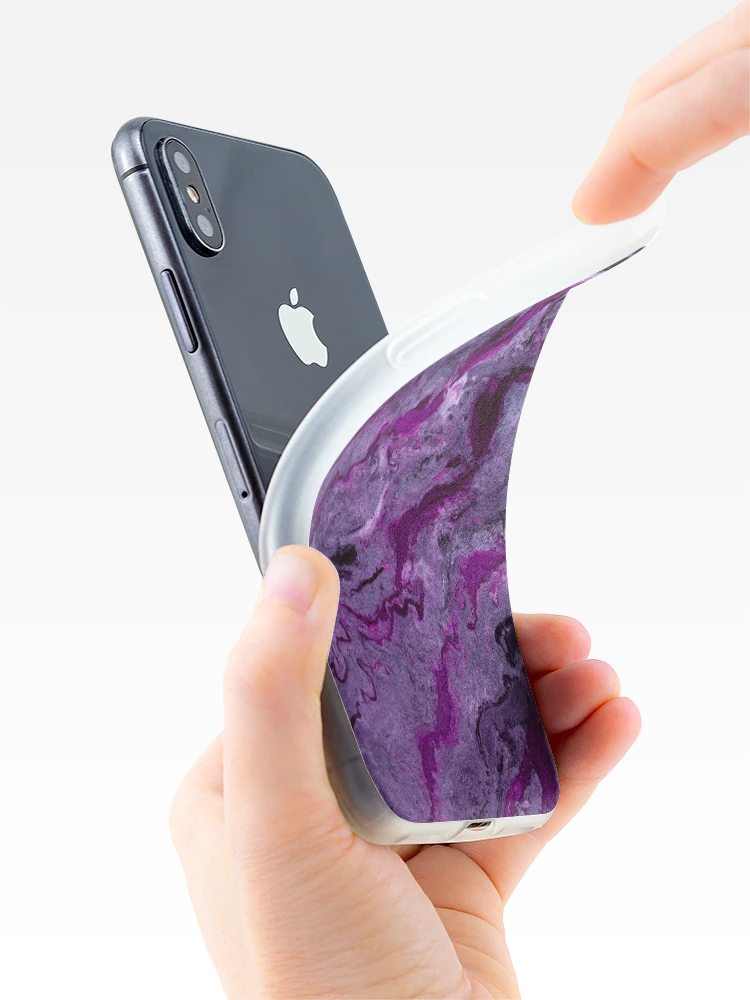 Thumbnail 4 of 5, iPhone Case, Purple Abstract Pattern designed and sold by MyTribePatterns.