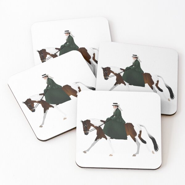 Item preview, Side Saddle Pinto and Rider - Equine Rampaige designed and sold by equinerampaige.
