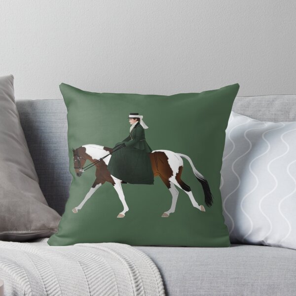 Vista previa del artículo con la obra «Sillín lateral Pinto y jinete - Rampaige equino», diseñado y vendido por equinerampaige.