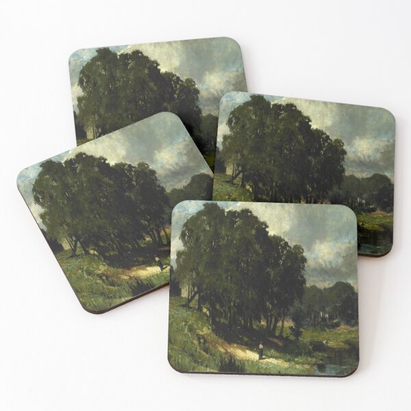 Item preview, Woman Standing Near a Pond-Edward Mitchell Bannister designed and sold by LexBauer.