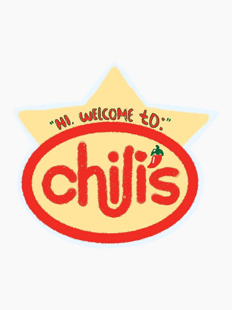 ""Hi To Chili's" Vine Sticker " Sticker for Sale by