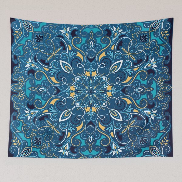 Item preview, Floral mandala tile designed and sold by Ewandelvirh.