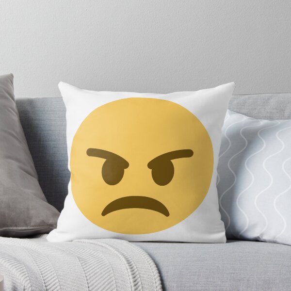 Item preview, Yellow Angry Face Emoji designed and sold by Winkham.