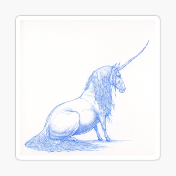 Pudgy Unicorn Sticker