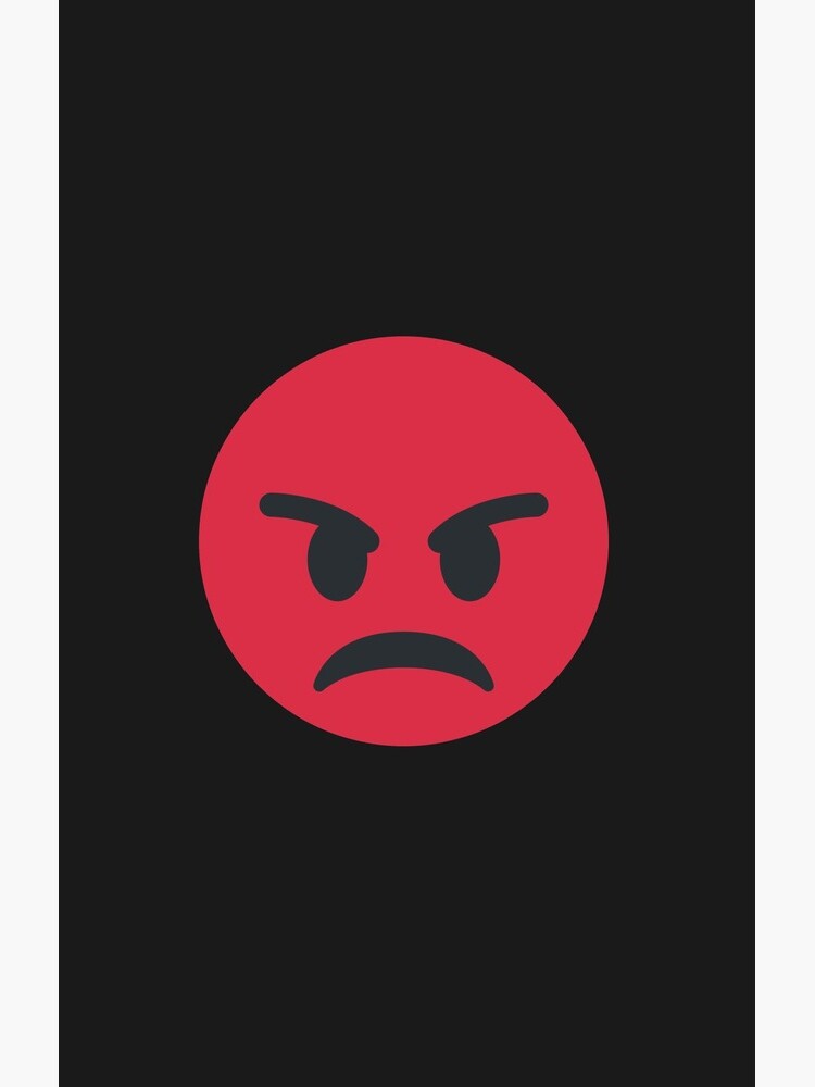 Red Angry Face Emoji Samsung Galaxy Phone Case For Sale By Winkham Redbubble