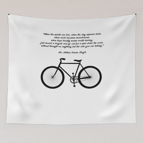 Item preview, Spirit of cycling quote designed and sold by thehollowpoint.