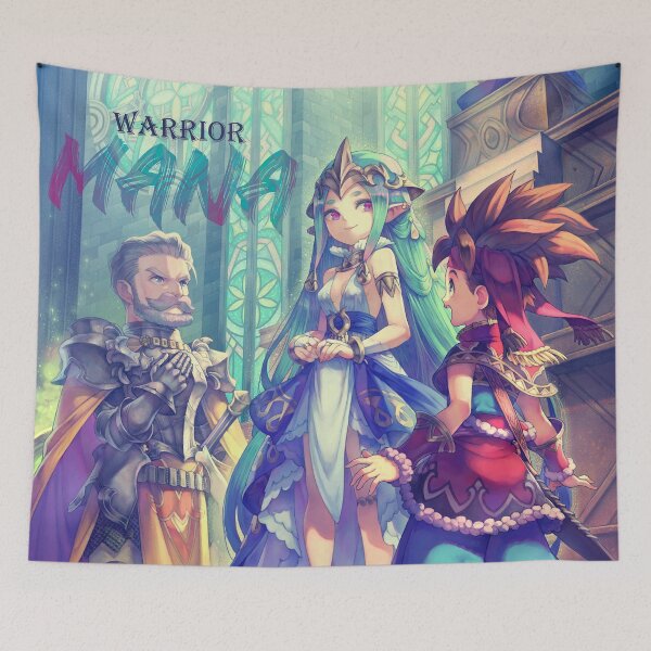Item preview, Secret Of Mana Warrior designed and sold by Nour Elyakin.