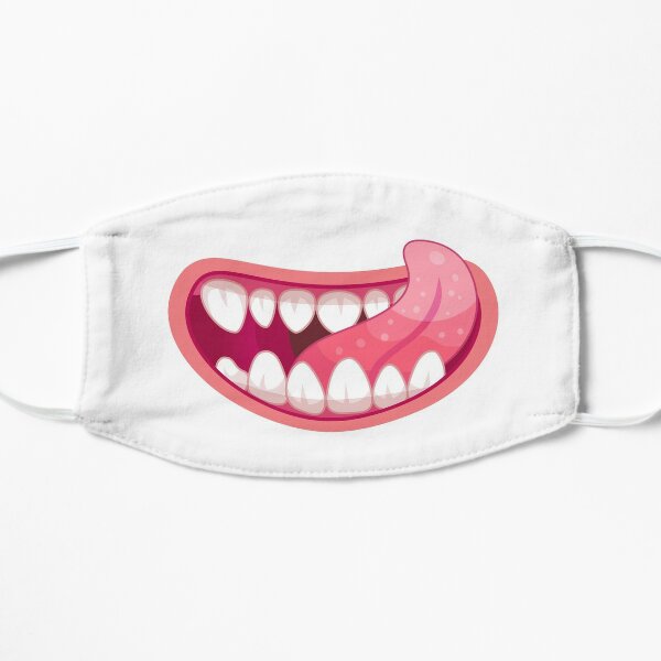 Silly Frown Monster Mouth Mask By Rouserabble Redbubble - monster mouth roblox