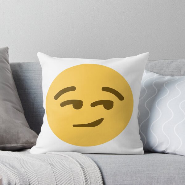 Item preview, Yellow Smirky Face Emoji designed and sold by Winkham.
