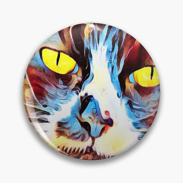 Item preview, Colourful Art Portrait of a Pet Cat designed and sold by phutball.