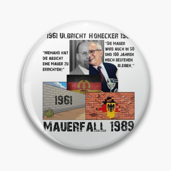Item preview, Fall of the Berlin Wall in 1989 Ulbricht Honecker GDR designed and sold by Oberlaender.