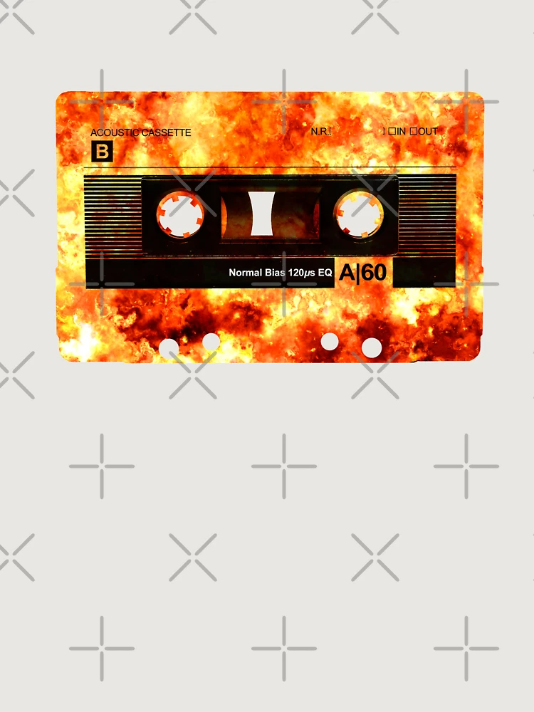 Thumbnail 6 of 6, Premium Oversized Sweatshirt, Mix Tape [Roufxis-Rb] designed and sold by RoufXis.