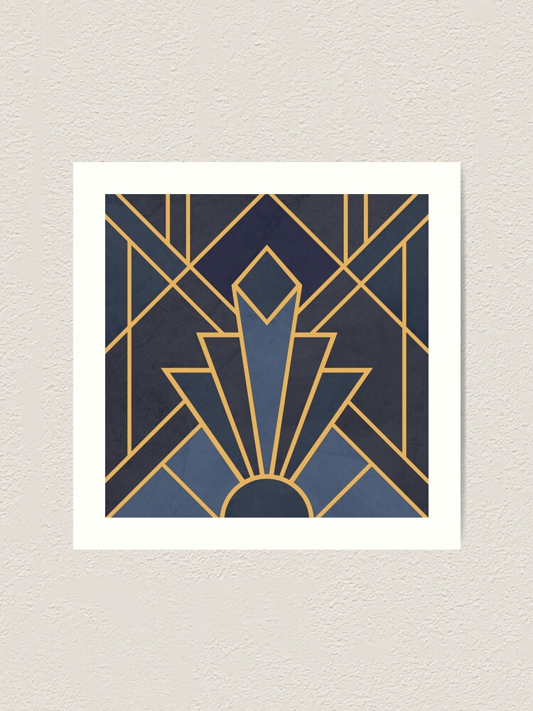 Art Deco Pattern No2 Poster