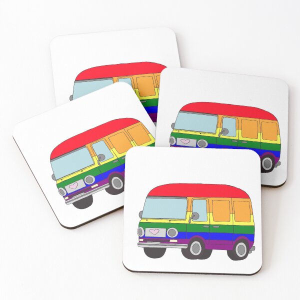 Item preview, Gay Pride Van designed and sold by thepastelpencil.