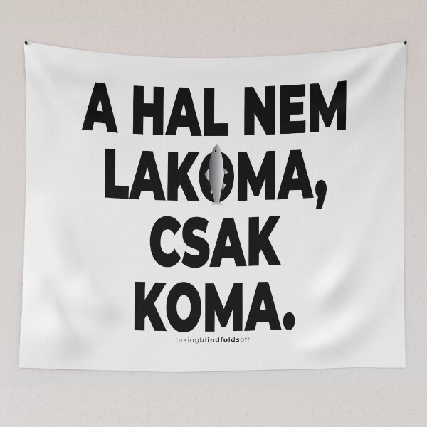 Item preview, Vegán Aktivista Grafika #takingblindfoldsoff 27 magyar v2 designed and sold by blindfoldsoff.